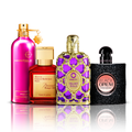 Orientica Velvet Gold + Baccarat Rouge + Black Opium + Montale Roses Musk 100 ml 